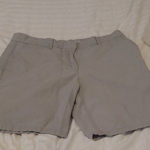 Gap Boyfriend roll-up shorts gray size 6